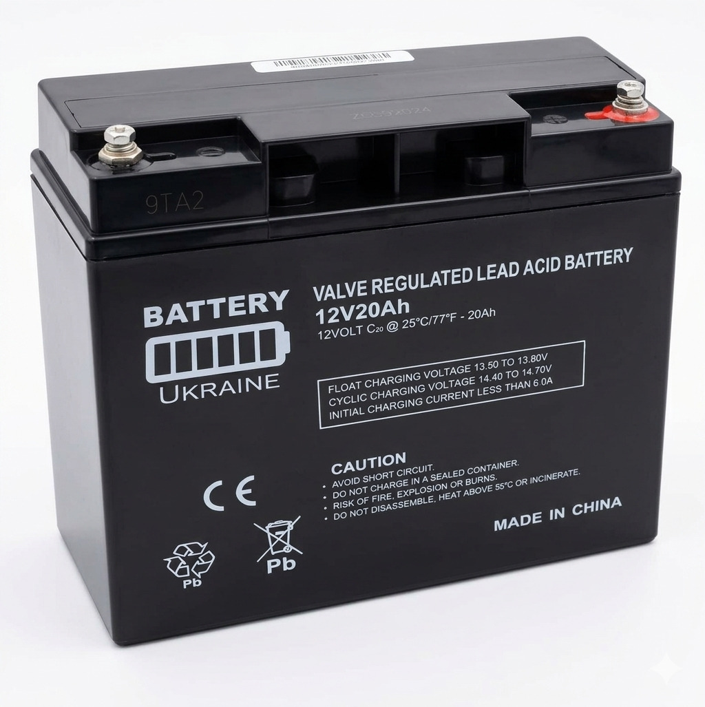 Акумуляторна батарея 12-20 (тм.Battery Ukraine)